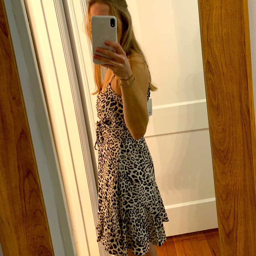 Leopard print dress